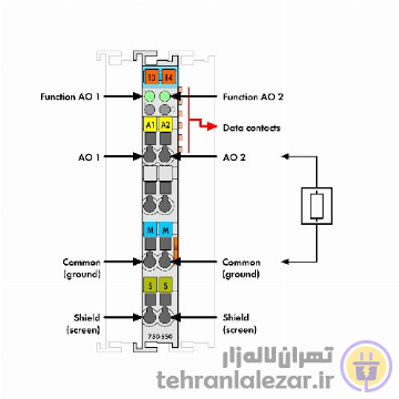 WAGO 750-550 خروجی آنالوگ 2 کاناله