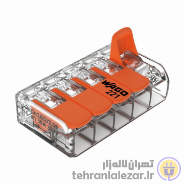 کانکتور اتصال فشرده WAGO- کد 221-615